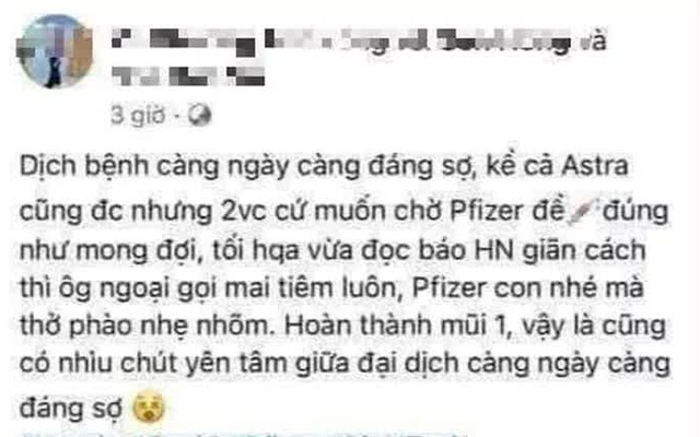 Hoa khôi được tiêm vắc-xin Covid-19 nhờ "ông ngoại"