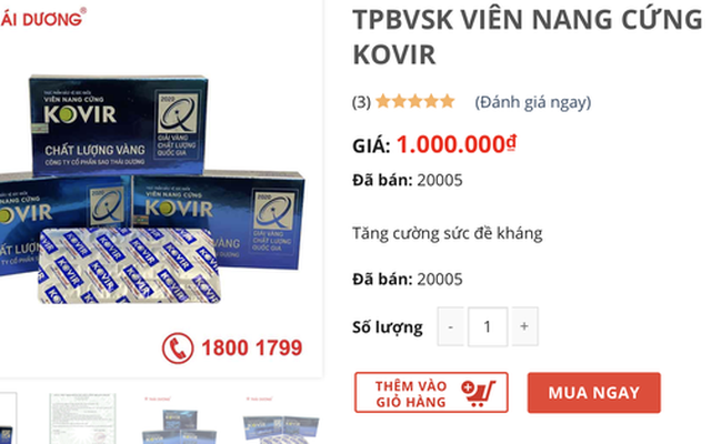 Bị phản ứng vì tăng giá gấp 4 lần thuốc hỗ trợ điều trị Covid, Sao Thái Dương lãi hàng trăm tỷ mỗi năm nhờ dầu gội dược liệu, thuốc Rocket hỗ trợ nam giới..