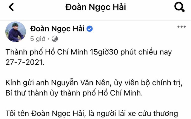 TP HCM: Quận 3 phản bác thông tin ông Đoàn Ngọc Hải phản ánh trên Facebook