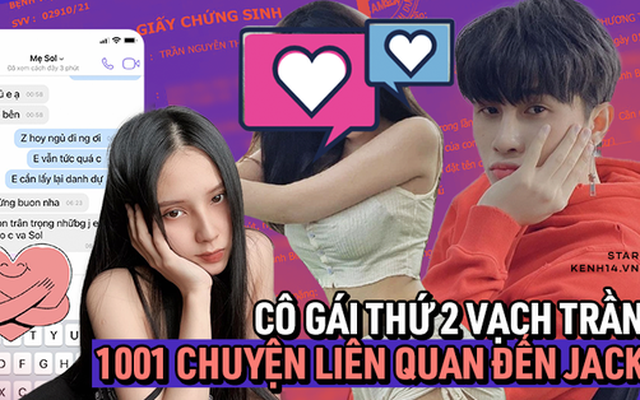 Bạn gái thứ 2 'chơi lớn' tung bằng chứng chi tiết tố Jack vô trách nhiệm với con, sốc nhất clip cùng Thiên An hé lộ 'chuyện ấy'