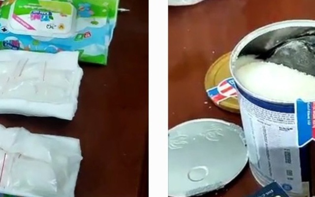 An Giang: 2 phụ nữ mang thai giấu ma túy trong hộp sữa bột, khăn ướt