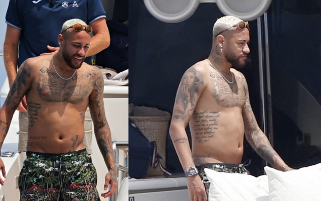 Neymar lộ bụng mỡ sau 3 tuần rời xa bóng đá