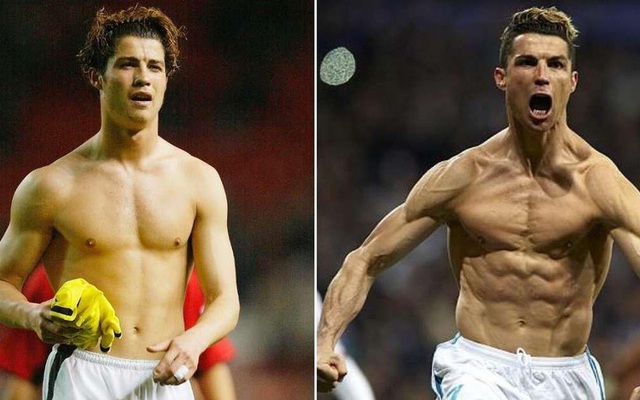 Bí mật đằng sau sự thay đổi hình thể đáng kinh ngạc của Ronaldo