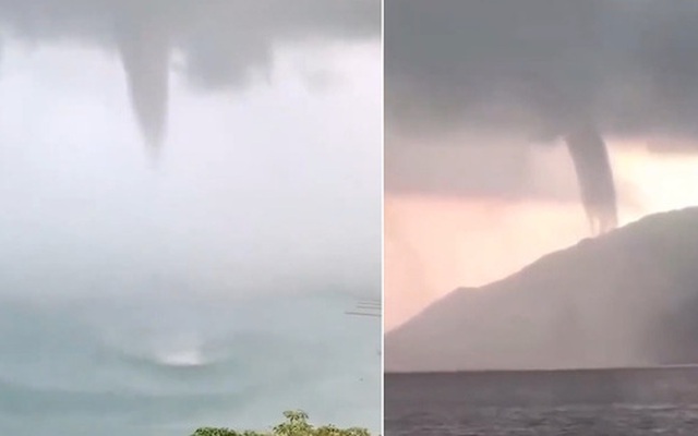 Lên đỉnh núi chơi, chàng trai vô tình chứng kiến ''rồng hút nước'' - hiện tượng siêu hiếm có và ngoạn mục