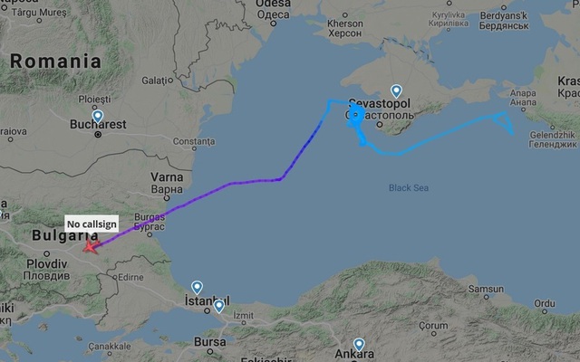 Máy bay Mỹ ‘khiêu khích’ đầy nguy hiểm gần biên giới Crimea