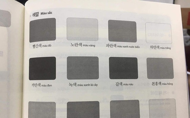 Người Việt học cách phân biệt màu sắc, nhưng nhìn vào quả bảng màu như này thì 99.99% bỏ cuộc ngay thôi!