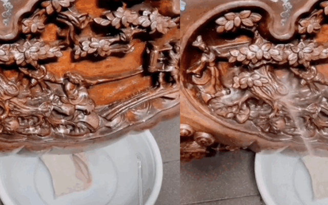 Clip: Nhanh trí vác máy tăm nước ra vệ sinh bàn ghế trước Tết, cô gái được khuyên chuẩn bị sắm cái mới là vừa