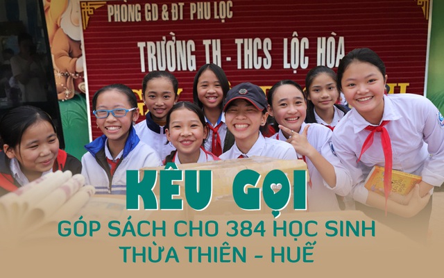 Học sinh nghèo Lộc Hòa đang rất cần sách