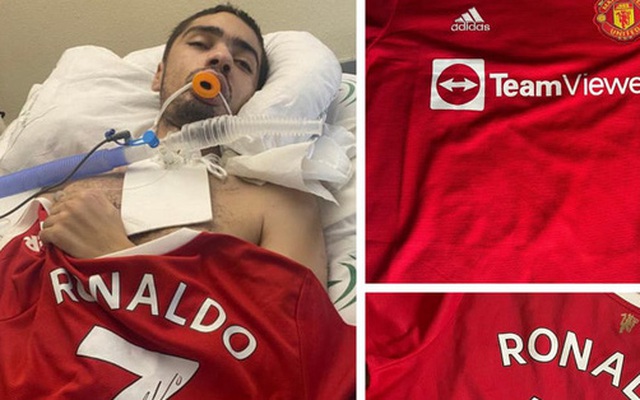 Cầu thủ đồng hương bị đánh tới mức chấn thương sọ não, Ronaldo tặng áo để chi trả viện phí