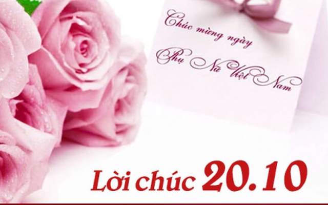 Lời chúc 20/10 hay và ý nghĩa dành cho người phụ nữ bạn yêu thương