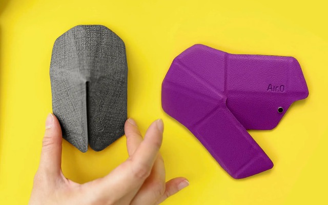 Chuột máy tính phong cách origami, dễ dàng gấp phẳng để nhét túi mang đi