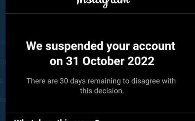 Nhiều người dùng Instagram bị khoá tài khoản