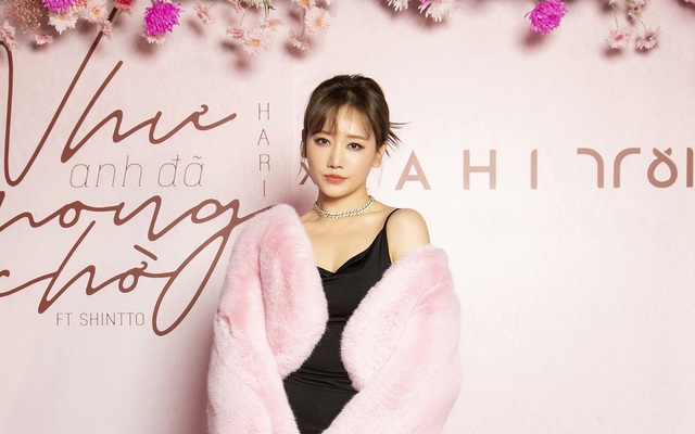 Không xuất hiện trong buổi ra mắt MV của Hari Won, Trấn Thành gửi clip chúc mừng vợ