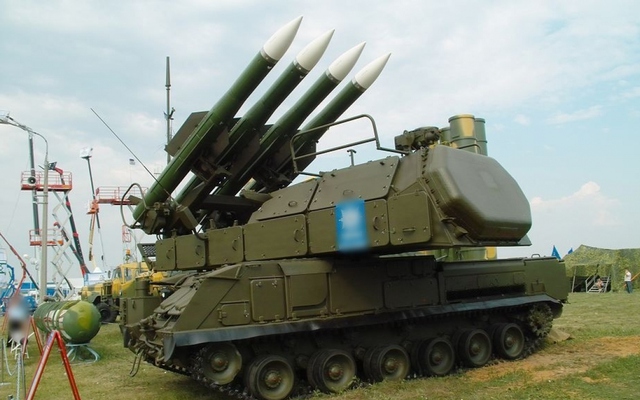 Ukraine sử dụng tên lửa Buk để đối phó máy bay Nga