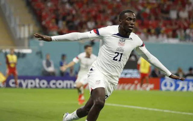 Timothy Weah - con trai tổng thống Liberia - ghi bàn cho đội tuyển Mỹ