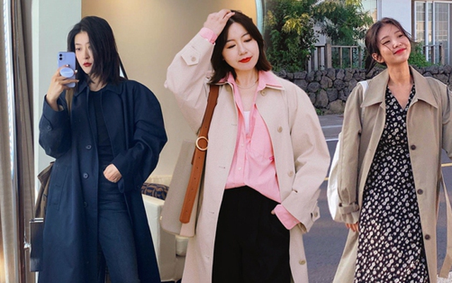 Mặc áo khoác trench coat theo 10 công thức sành điệu miễn bàn