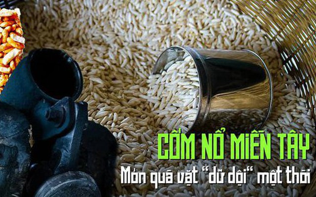 Du khách nước ngoài bất ngờ khi chứng kiến cốm gạo nổ như pháo Tết ở miền Tây