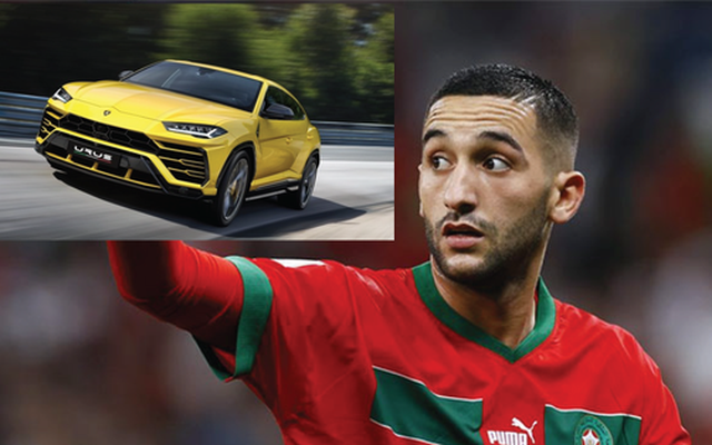 Hakim Ziyech - ngôi sao của tuyển Morocco đi xe gì?