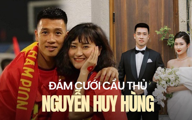 Yêu nhau 8 năm, cầu thủ Huy Hùng và vợ chốt cưới vì một câu nói của bố chồng