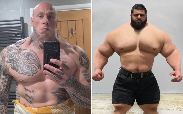 "Hulk Iran" gây thất vọng với hình ảnh ngoài đời, bị Martyn Ford dễ dàng đẩy ngã