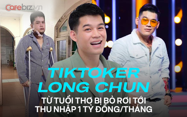 TikToker kiếm 1 tỷ đồng/tháng Long Chun: Tuổi thơ bất hạnh, bố mẹ là dân xã hội, phát hiện bị u men xương hàm khi sự nghiệp đang "nở hoa"