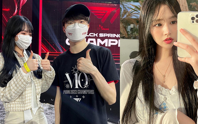 Đến cổ vũ T1, chị gái Oner gây sốt với nhan sắc xinh đẹp, fan thi nhau khoe "3 bích"