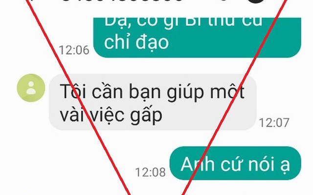 Hàng loạt nhà báo bất ngờ nhận được tin nhắn xưng là Bí thư thành ủy Hải Phòng vay tiền