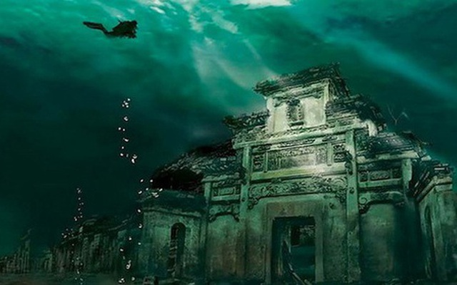 Khám phá "Atlantis Phương Đông": Thành phố cổ nằm sâu dưới lòng hồ, có niên đại 1300 năm và kiến trúc kì vĩ khiến nhiều người phải nổi da gà