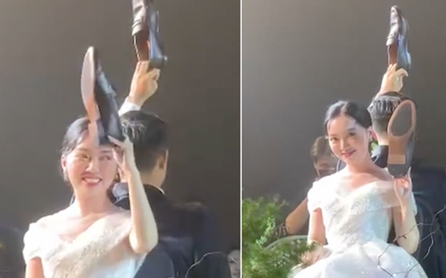 Loạt clip để đời trong đám cưới Hà Đức Chinh: Cô dâu chú rể đồng lòng vượt thử thách vui, Quang Hải giới thiệu bạn gái với Văn Toàn