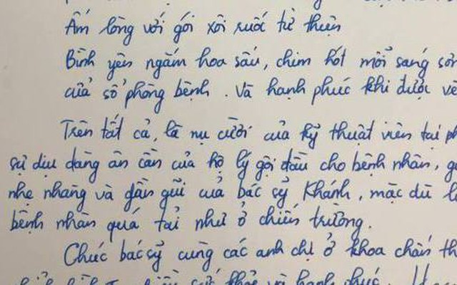 Cảm động tâm thư của nữ bệnh nhân gửi đội ngũ bác sĩ phẫu thuật nội soi khớp vai