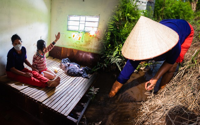 Mò cua bắt ốc, người mẹ tần tảo nuôi con lớn bị ung thư và con út bị tâm thần