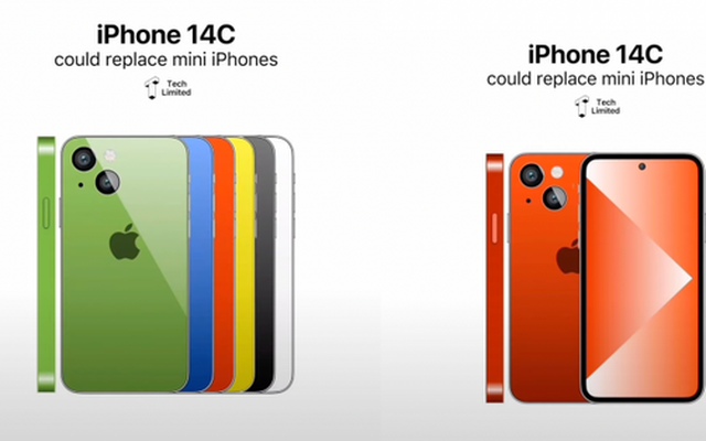 Rò rỉ hình ảnh iPhone 14C với nhiều màu sắc sặc sỡ