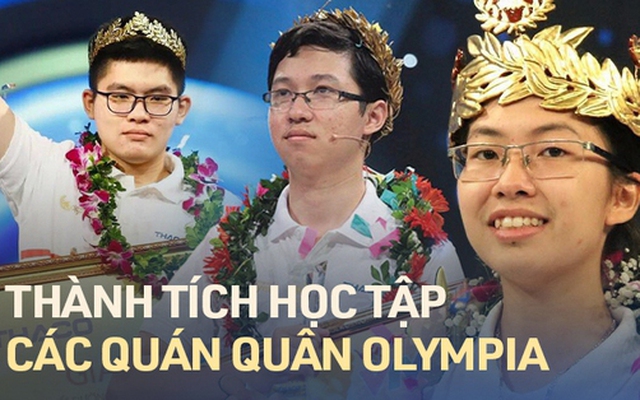 Bảng thành tích học tập "khủng" của dàn Quán quân Olympia: Người đạt danh hiệu HSG quốc gia nhiều năm liền, người đỗ thủ khoa đại học