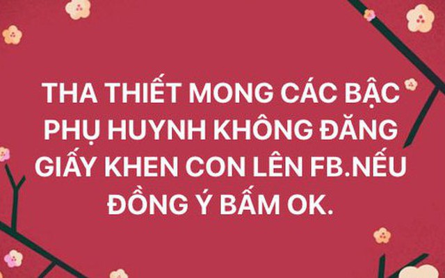 Có nên khoe giấy khen lên mạng xã hội?