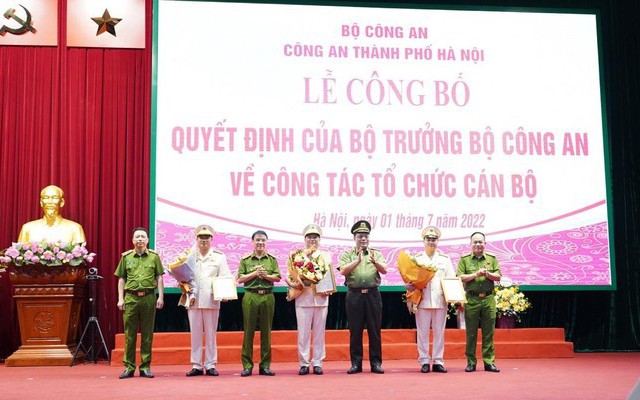 Bộ Công an bổ nhiệm 3 Phó Giám đốc Công an TP Hà Nội