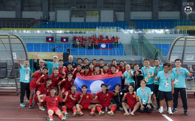 U19 Lào được thưởng "khủng" sau thành tích vào chung kết U19 Đông Nam Á 2022
