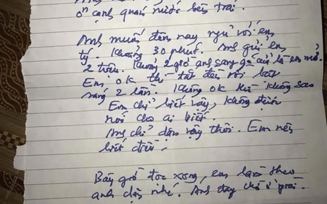 Cô gái bị người đàn ông gần 80 tuổi viết thư xin “ngủ cùng” rút đơn trình báo