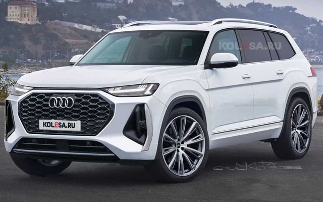 Audi hé lộ Q9: SUV lớn chưa từng có, 3 hàng ghế, 7 chỗ, cạnh tranh Mercedes-Benz GLS