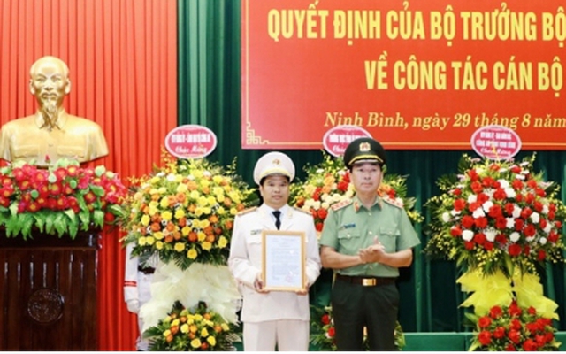 Đại tá Đặng Trọng Cường được bổ nhiệm làm Giám đốc Công an Ninh Bình