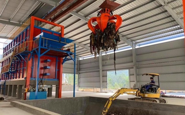 Chế tạo thành công lò đốt rác thải tạo khí sạch