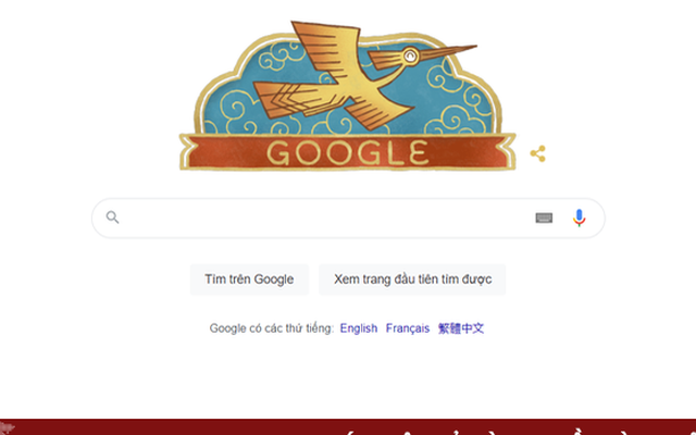 Google thay ảnh đại diện mừng ngày Quốc khánh Việt Nam