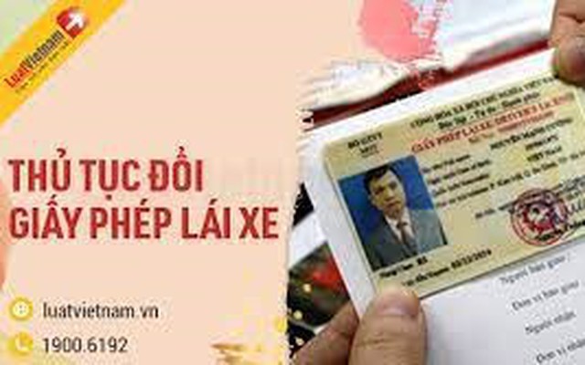 Thủ tục nhiêu khê, khó đổi giấy phép lái xe qua mạng