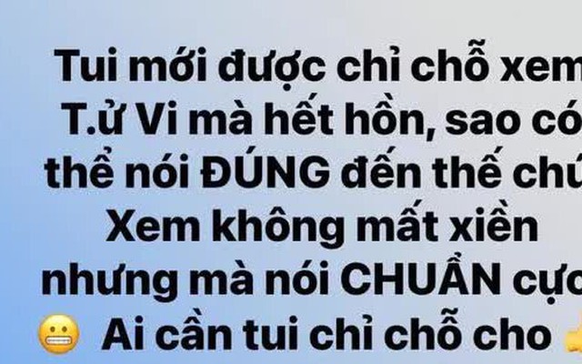 Cư dân mạng nổi đóa khi nghệ sĩ quảng cáo cả nơi xem bói