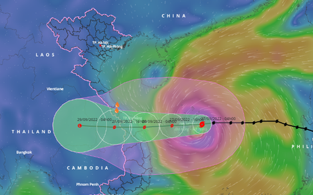 CẬP NHẬT: Bão Noru mạnh thêm, 60 huyện, đô thị có nguy cơ ngập úng