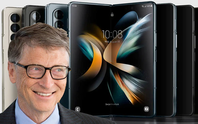 Bill Gates tiết lộ lý do thích dùng Samsung Galaxy Fold 4 mỗi ngày thay vì smartphone màn hình gập của Microsoft