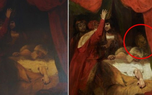Phục chế bức tranh cổ 230 năm tuổi tại Anh, chuyên gia phát hiện chi tiết ma quái: Càng xem càng rợn!
