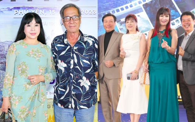 Vợ chồng NSND Lan Hương và dàn sao Việt hội tụ tại sự kiện điện ảnh lớn ở Phú Yên