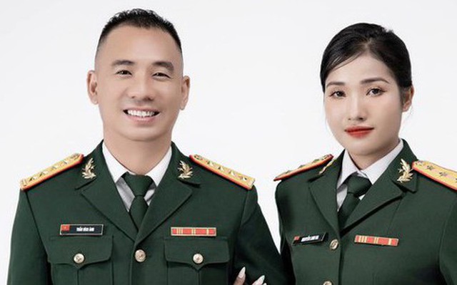 Nữ trung uý xinh đẹp từng hoãn cưới để giành HCV SEA Games tung bộ ảnh cưới ngọt ngào bên chồng quân nhân
