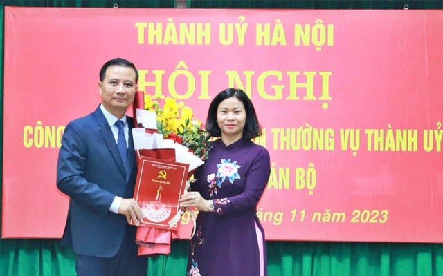 Chủ tịch huyện Đông Anh làm Bí thư Quận ủy Hoàng Mai