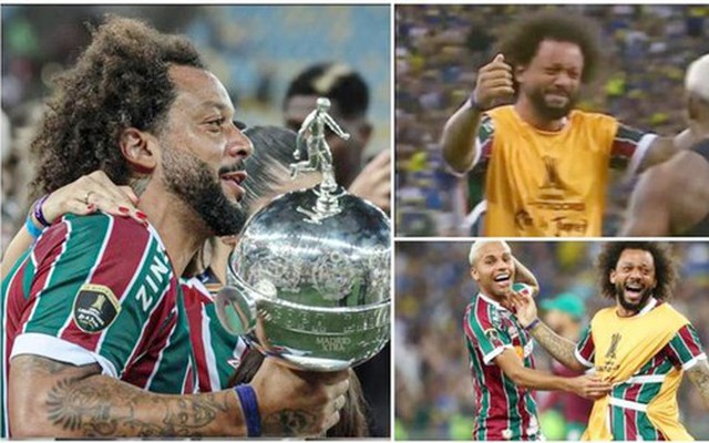 Marcelo bật khóc sau khi giúp CLB thời thơ ấu lần đầu vô địch Copa Libertadores